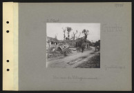 Curlu. Un coin du village en ruines