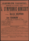 Stadttheater Valenciennes : 5. Symphonie-Konzert