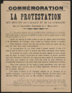 Commémoration : la protestation des députés de l'Alsace et de la Lorraine lue à l'Assemblée Nationale le 1er mars 1871