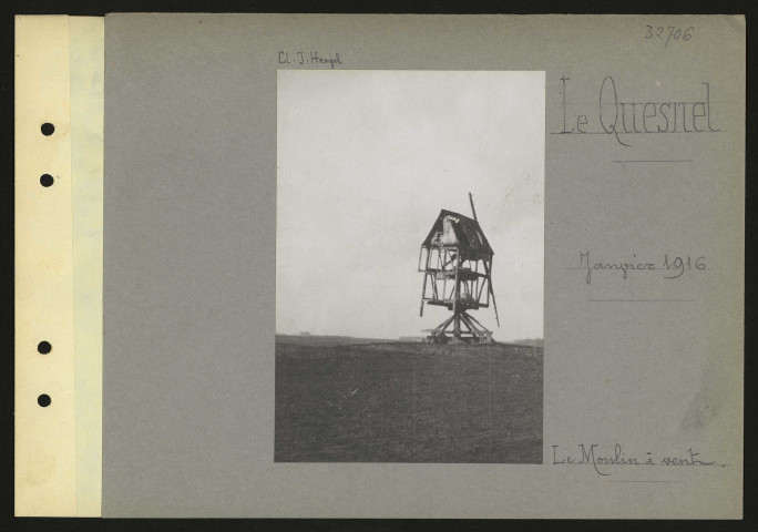 Le Quesnel. Le moulin à vent
