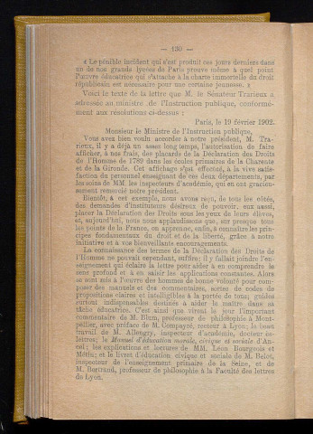 Mars 1902 - Bulletin officiel de la Ligue des Droits de l'Homme