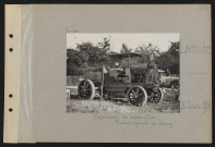 Laverrière. Expériences de motoculture : tracteur agricole de Mesnay