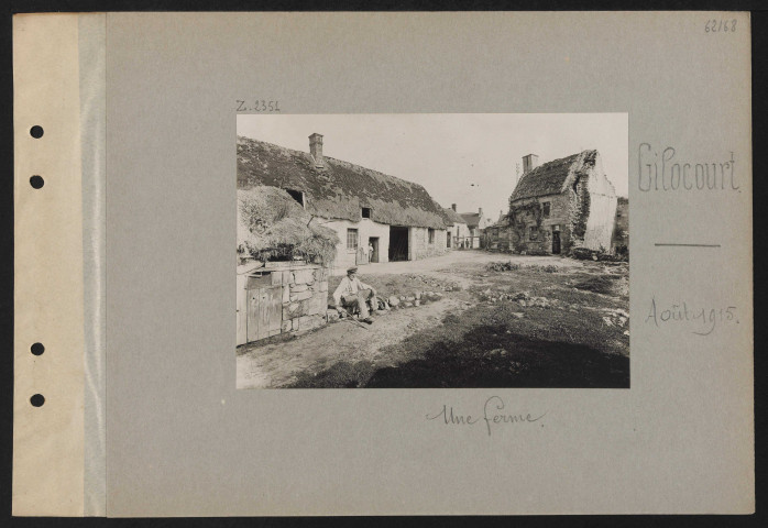 Gilocourt. Une ferme