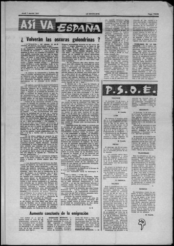 Le Socialiste (1971 : n° 460-505)