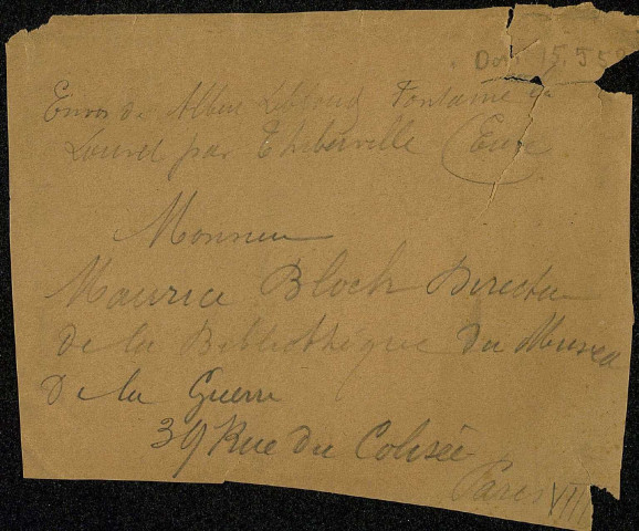 La vie d'un bon français : lettres du soldat Daniel Enault rassemblées par l'instituteur Albert Leblond. 11 août 1913 au 11 juin 1924.