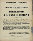 N°382. Les jeunes inscrits pour l'école professionnelle de la rue Lhomond invités à s'y présenter