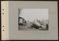 Avricourt. Destructions systématiques par les Allemands : le château détruit