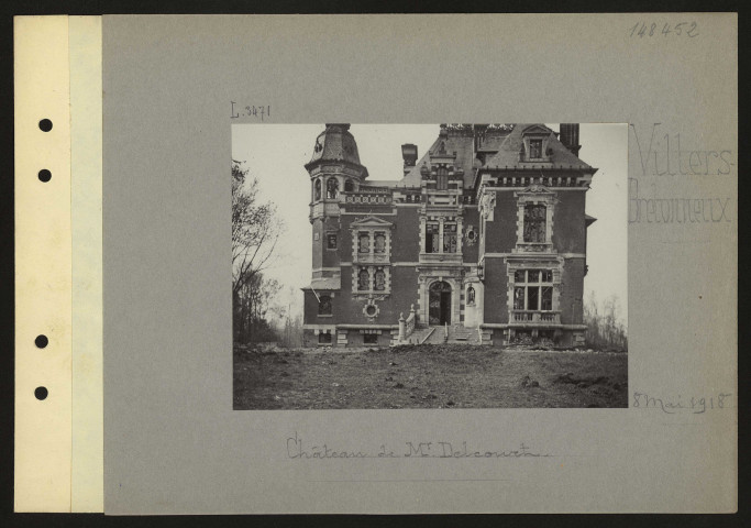 Villers-Bretonneux. Château de monsieur Delcourt