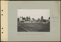 Auve (près). Hôpital. Les voitures sanitaires automobiles