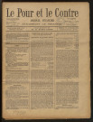 Le Pour et le Contre - Année 1916- Numéros 21 à 43