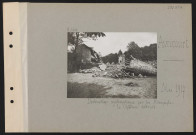 Avricourt. Destructions systématiques par les Allemands : le château détruit