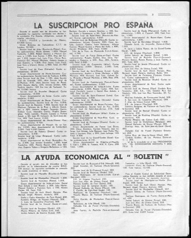 Boletín de la Unión general de trabajadores de España en exilio (1959 ; n° 171-182). Autre titre : Suite de : Boletín de la Unión general de trabajadores de España en Francia y su imperio