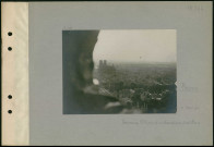 Reims. Panorama nord-ouest pris d'un observatoire d'artillerie