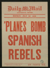 Planes bomb Spanish rebels