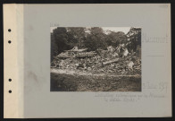 Maucourt. Destructions systématiques par les Allemands : le château détruit