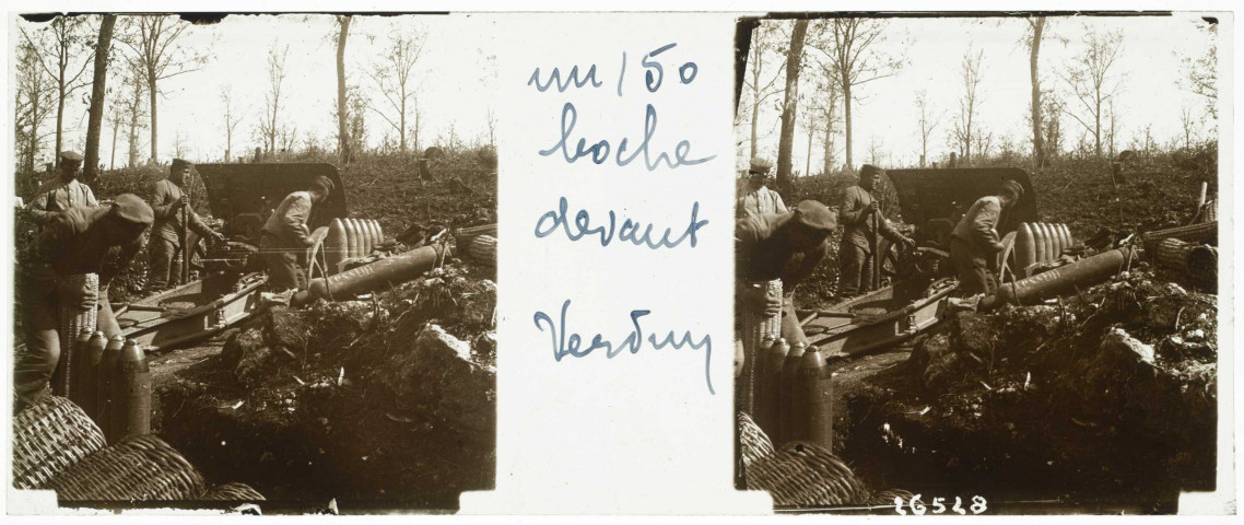 Un 150 boche devant Verdun