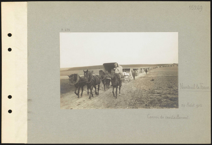 Nanteuil-la-Fosse. Convoi de ravitaillement