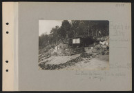 Ravin de Bitry (lieu dit Libertrud). Le Bois de Sapins : PC de capitaine en deuxième ligne