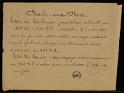 Boult aux Bois (08) : Lettres de Paul Lacroix et de Léo Lenoir