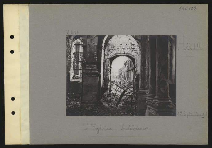 Ham. L'église : intérieur