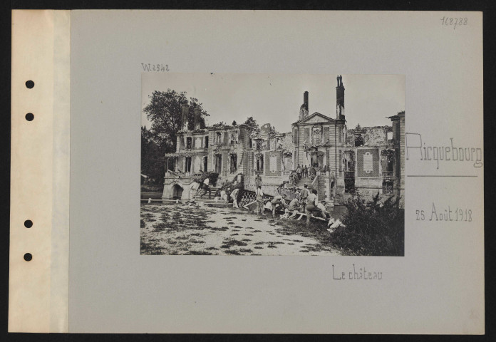 Ricquebourg. Le château