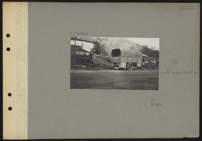 S.l. (Vosges). 95 sur affût de siège et place mle 1880