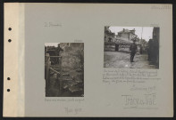 Tracy-le-Val. Dans une maison ; poste de guet