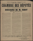 Chambre des députés : extrait du procès-verbal de la séance du vendredi 12 novembre 1915. Discours de M. Ribot, ministre des Finances