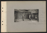 Berneuil-sur-Aisne (près). Carrière aménagée : réserve d'obus de 75