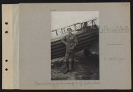 Le Plessis-Belleville. Camp d'aviation GC 20, escadrille numéro 159 : lieutenant de Slade