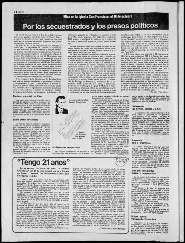 Opción. N° 7, septiembre 1978 Sous-Titre : Boletín mensual de circulación restringida Autre titre : Opción (Buenos Aires)