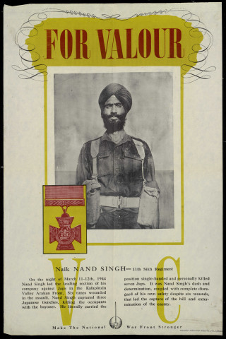 For valour : Naik Nand Singh 11th Sikh regiment