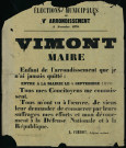 Elections municipales : Vimont Maire