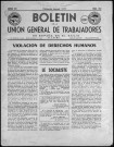 Boletín de la Unión general de trabajadores de España en exilio (1962 ; n° 207-212). Autre titre : Suite de : Boletín de la Unión general de trabajadores de España en Francia y su imperio