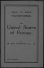 Projets et plans pour une confédération internationale des Etats européens