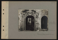 Gerbéviller. Ruines du château ; vestibule d'honneur