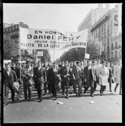 Défilé en hommage à Daniel Féry, « jeune communiste martyr de la lutte antifasciste »