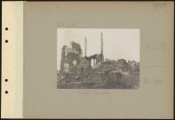 Falaise. L'église bombardée