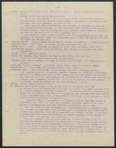 Gazette de l'atelier Bernier - Année 1916 fascicule 10-19