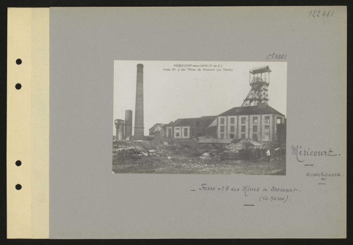 Méricourt. Fosse n° 4 des mines de Drocourt (Le Maroc)