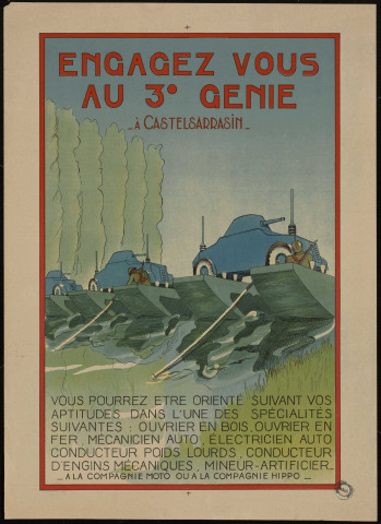 Engagez-vous au 3e Génie ...à Castelsarrasin