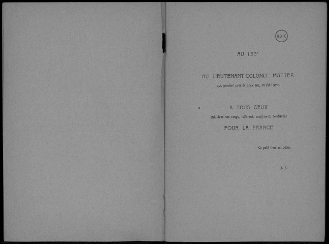 Historique du 153ème régiment d'infanterie