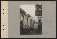 Bernécourt. L'église bombardée