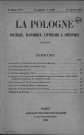 La Pologne politique, économique, littéraire et artistique (1928, n°1 - n°24)
