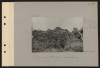 Margny-aux-Cerises. Mortier de 280 sans camouflage
