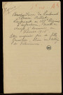 Copies de la correspondance du lieutenant Désiré Oudard