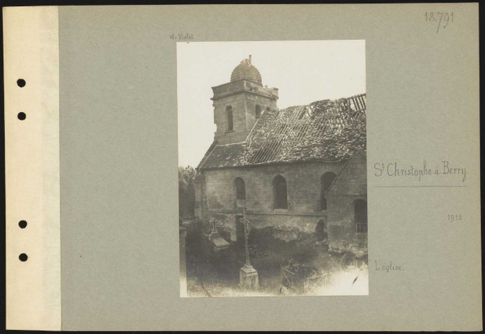 Saint-Christophe-à-Berry. L'église