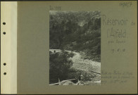 Réservoir de l'Alfeld (Près Sewen). Route du Ballon d'Alsace, construite par la 7e armée, en 1917. Le troisième pont