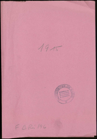 02 : Lettres de soutien adressées à Mme Maupas. Correspondance LDH. 7 mars au 12 août 1915. Sous-Titre : Fusillés de Souain - Dossier Blanche Maupas