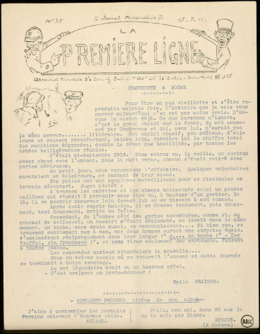 La première ligne : No.35